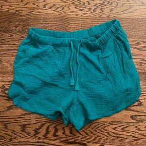 Green stars above lounge shorts , so cute!!